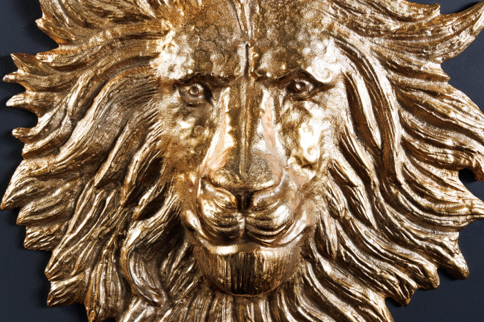 Decorațiune de perete WILDLIFE LION 35 cm auriu [7]