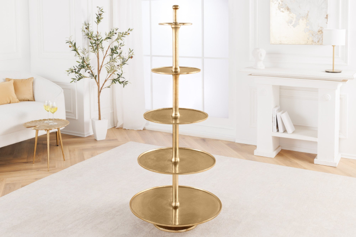 Etagere ABSTRACT 150 cm 5 tăvi auriu [3]