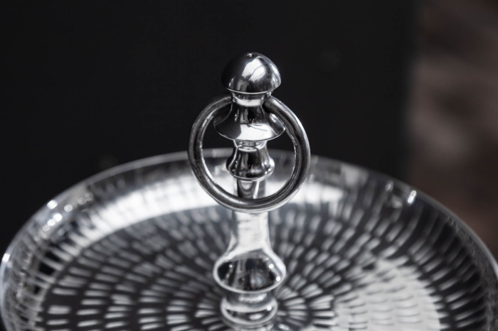 Etagere ORIENT 50 cm, 3 tăvi, argintiu [7]