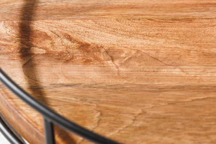 Etagere PURE NATURE 38 cm, 2 tăvi, lemn de mango [9]