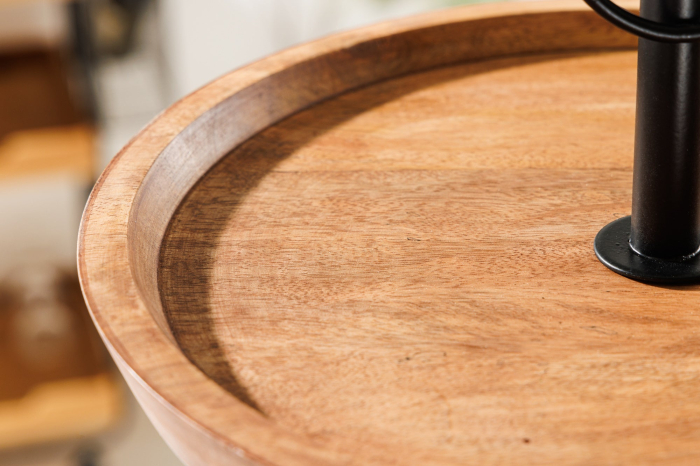 Etagere PURE NATURE 38 cm, 2 tăvi, lemn de mango [6]