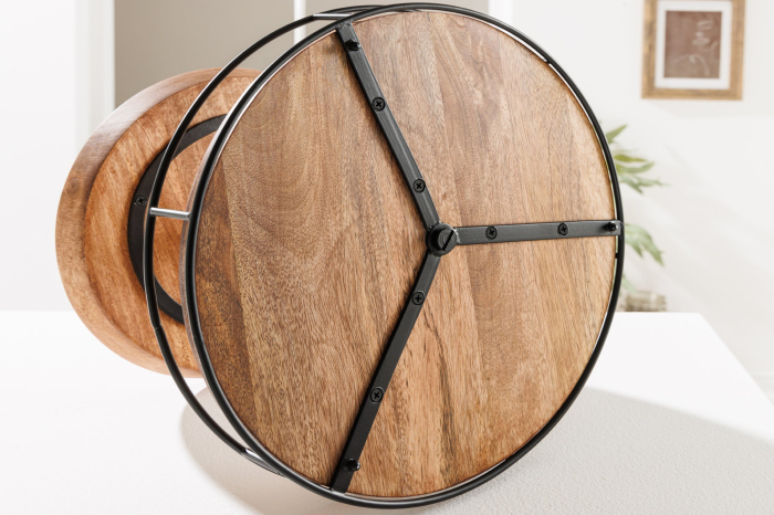 Etagere PURE NATURE 38 cm, 2 tăvi, lemn de mango [10]