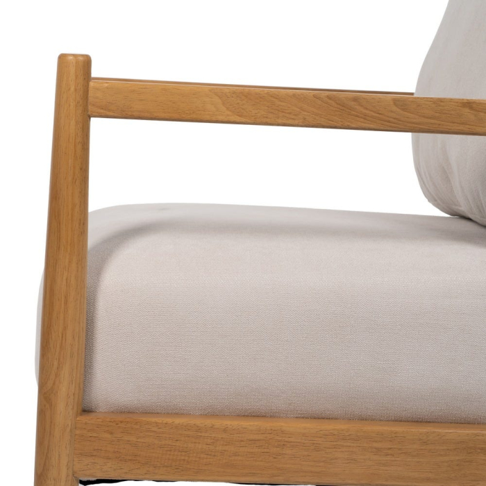 Fotoliu alb - lemn natural - mdf 65 x 71 x 88 cm [9]