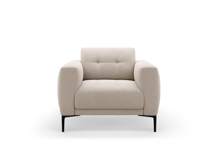 Fotoliu Bemy cu tapiterie din catifea [1]