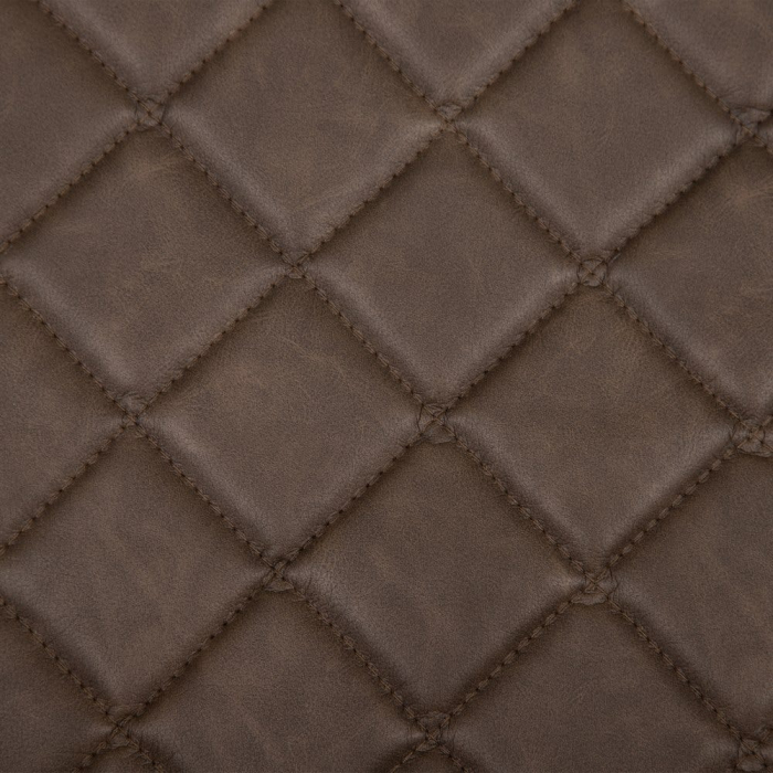 Fotoliu Retro cu tapițerie din piele 61 X 70 X 85 CM, maro închis [8]