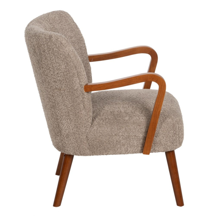 Fotoliu taupe old weave-wood decoration 56 x 56 x 78 cm [4]