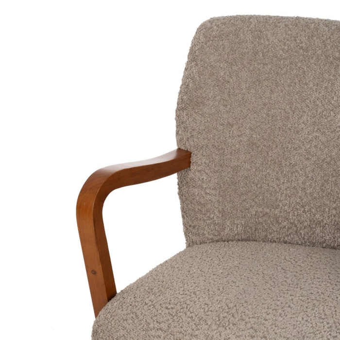 Fotoliu taupe old weave-wood decoration 56 x 56 x 78 cm [7]