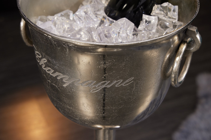 Găleată pentru șampanie CHAMPAGNE 80 cm argint antic [5]