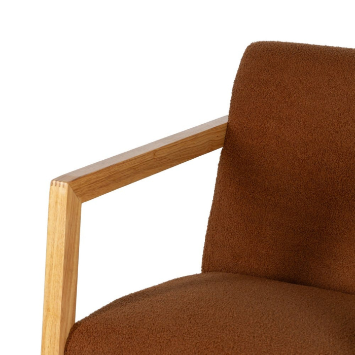 Glider brown rubber wood room 60 x 83 x 72 cm [7]