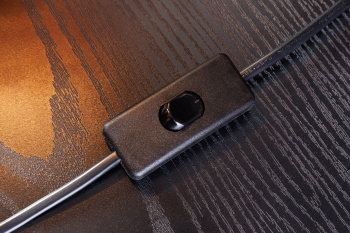 Lampă de masă ALVA 40cm, fier și lemn de salcâm natural [10]