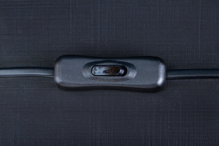 Lampă de masă CROWNTAIL 65cm din polirășină rosie cu abajur negru  [8]