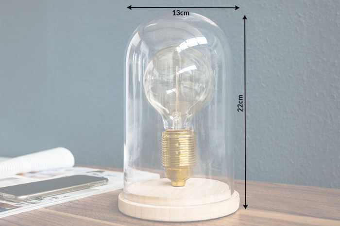 Lampă de masă EDISON 22cm stil industrial fără bec [8]