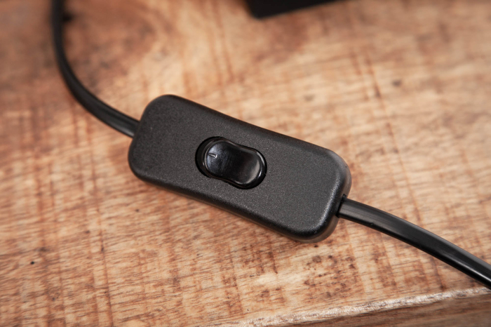 Lampă de masă EUPHORIA, din lemn plutitor cu abajur alb din in [8]