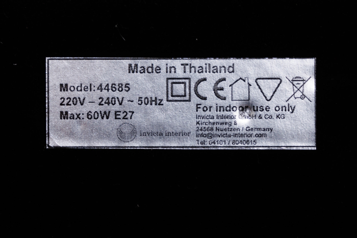 Lampă de masă HYPNOTIC 50cm, lemn de tec natural cu abajur bej   [12]