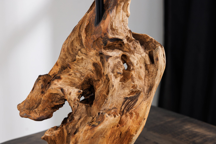 Lampă de masă HYPNOTIC 58cm din lemn de tec natural [11]