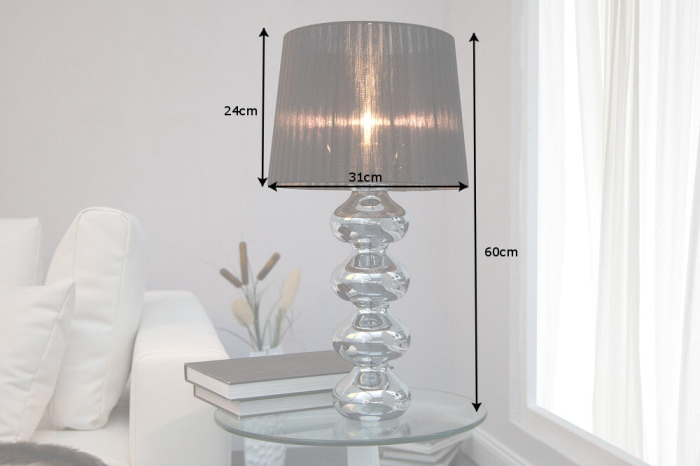 Lampă de masă MIA 60cm neagră [11]