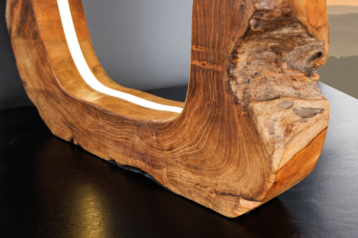 Lampă de masă natural, ORGANIC ARTWORK 45cm LED  [8]