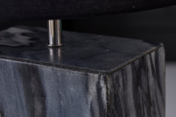 Lampă de masă NOBLE 35cm baza marmură neagră fără abajur [4]