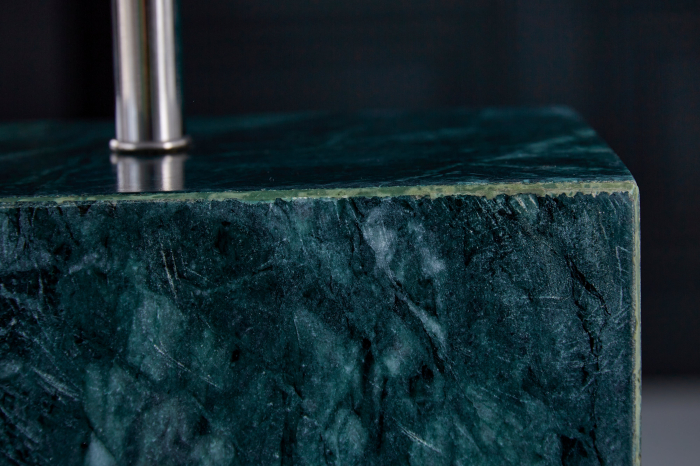 Lampă de masă NOBLE 35cm baza marmură verde fără abajur [4]