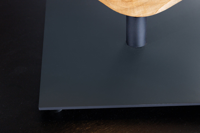 Lampă de masă ORGANIC ARTWORK 55cm, lemn de tec natural [10]