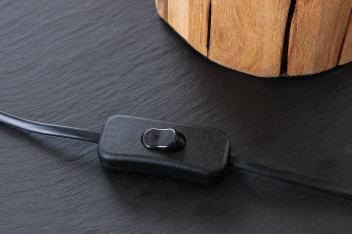 Lampă de masă ROOTS din lemn plutitor, fără abajur [5]