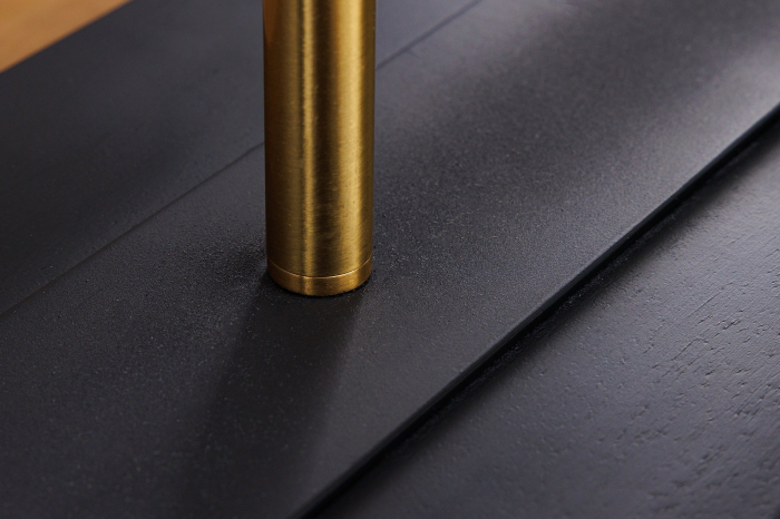 Lampă de masă ROUSILIQUE 60cm,lemn de tec natural cu abajur bej  [9]