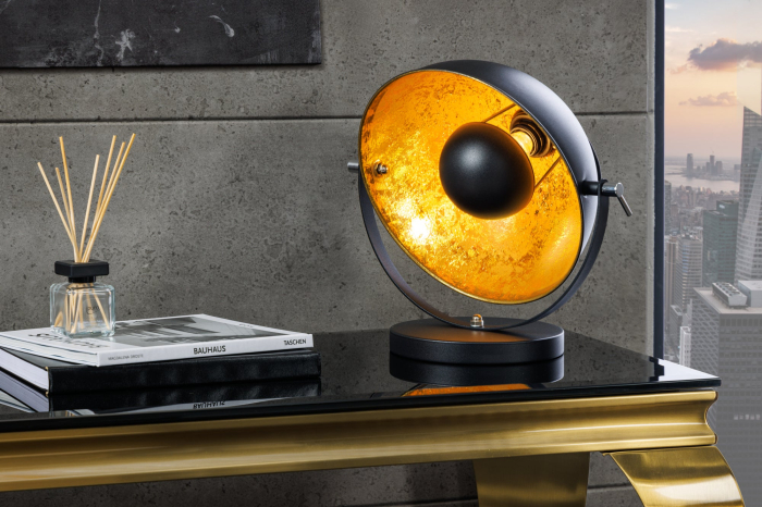 Lampă de masă STUDIO 40cm,  auriu si negru [3]