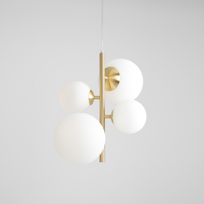 Lustră din metal cu 4 becuri Bloom, 120 cm [8]