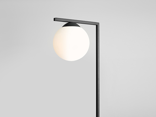 Lampadar din metal negru Zac, 168 cm [7]
