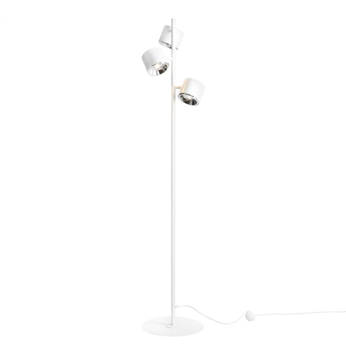 Lampadar din metal alb Bot, 165 cm [1]