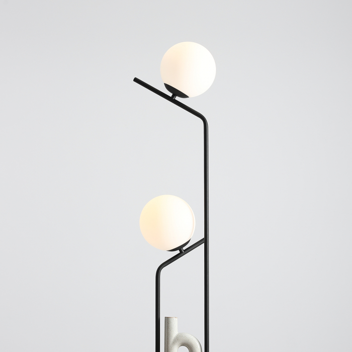 Lampadar din metal negru Gallia, 161 cm [3]