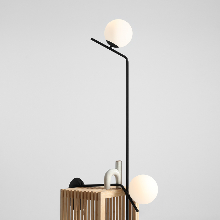 Lampadar din metal negru Gallia, 161 cm [2]