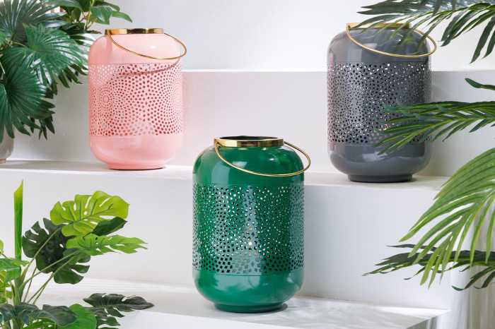 Lanterna CANDLELIGHT 30 cm gri auriu [15]