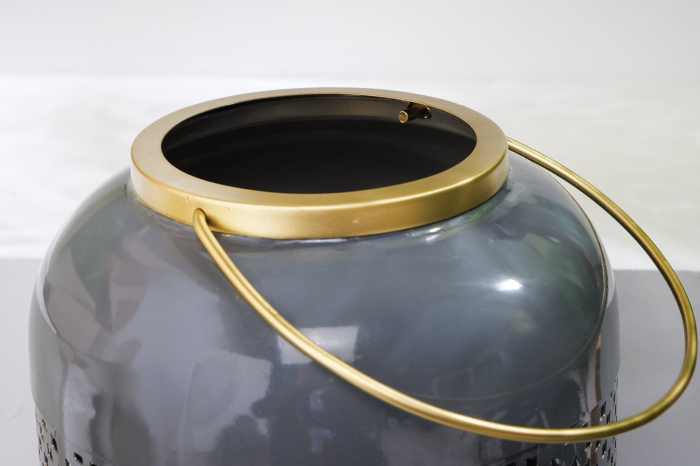 Lanterna CANDLELIGHT 30 cm gri auriu [16]