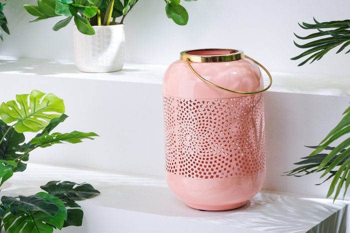 Lanterna CANDLELIGHT 30 cm roz auriu [13]