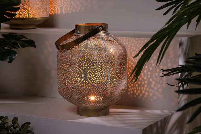 Lanterna ORIENT 25 cm auriu antic [13]