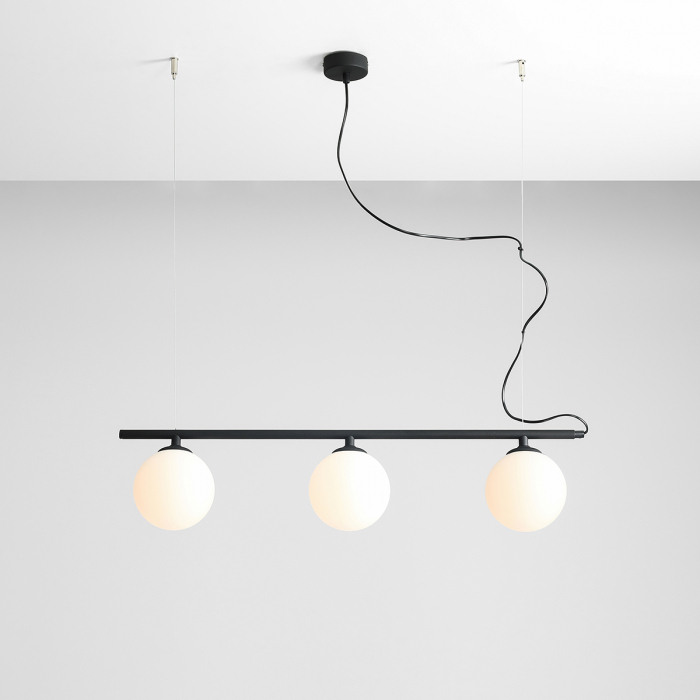 Lustră BERYL cu 3 becuri BLACK [6]
