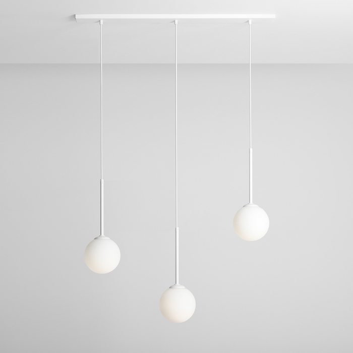 Lustră BOSSO cu 3 becuri WHITE [1]