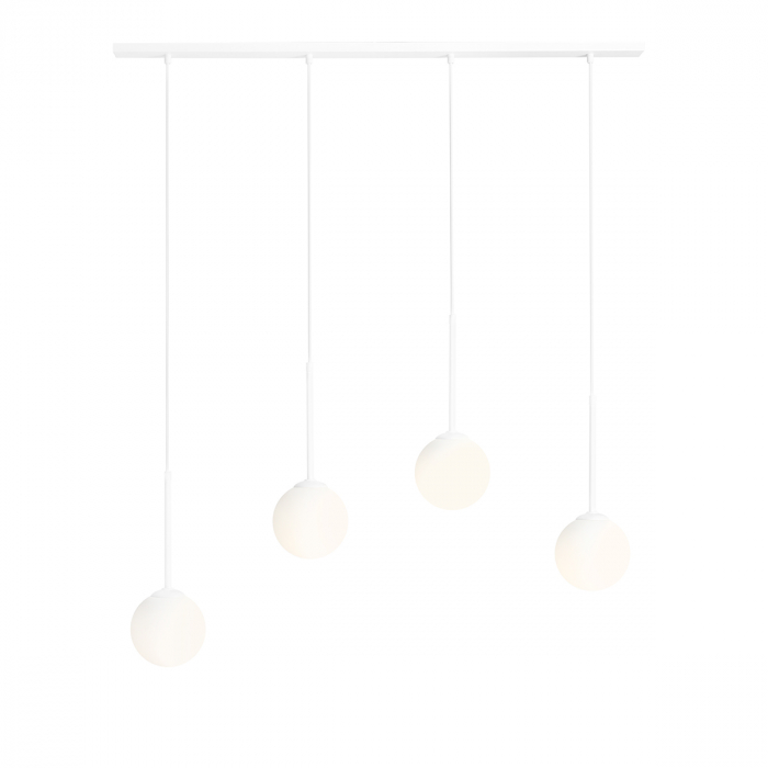 Lustră BOSSO cu 4 becuri WHITE [7]