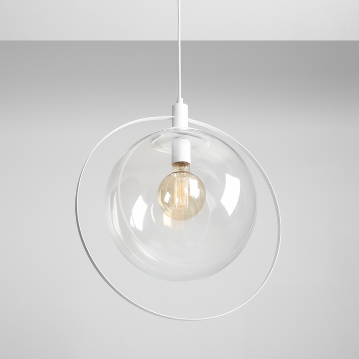 Lustră din metal alb Aura, 120 cm [5]