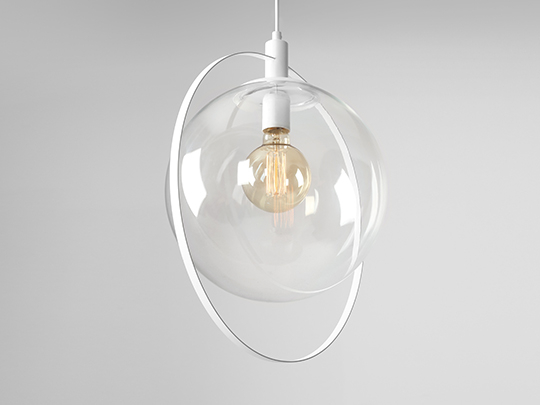 Lustră din metal alb Aura, 120 cm [6]