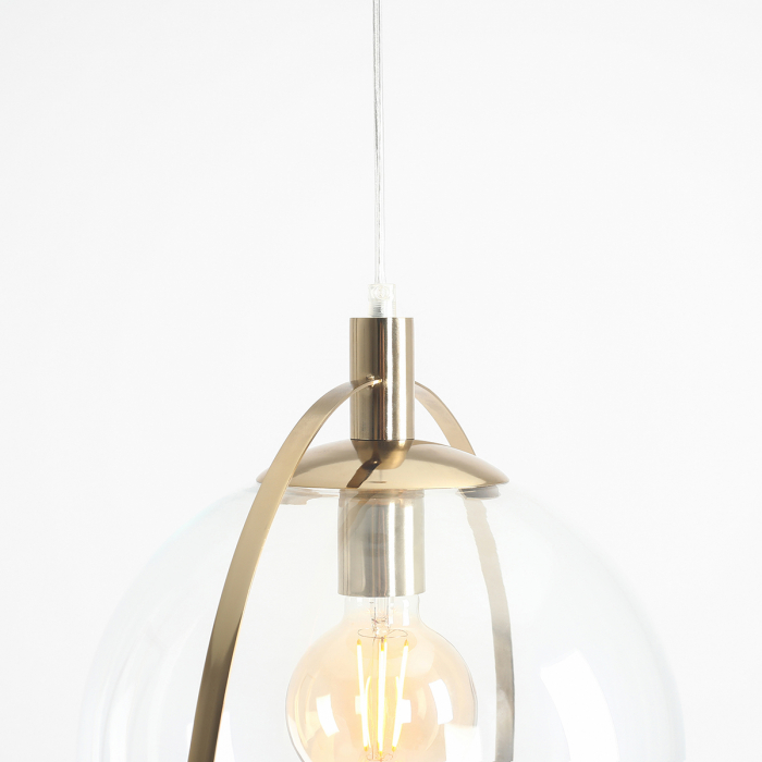 Lustră din metal auriu Aura, 120 cm [7]