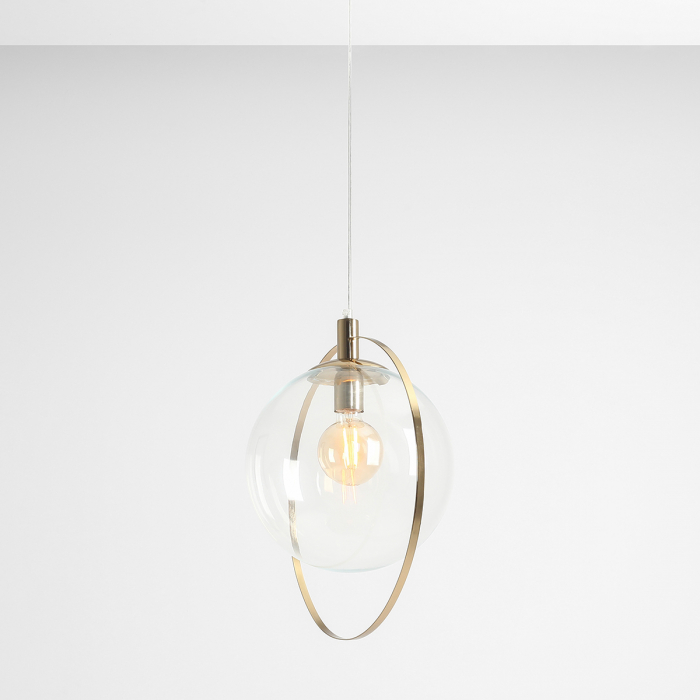 Lustră din metal auriu Aura, 120 cm [6]