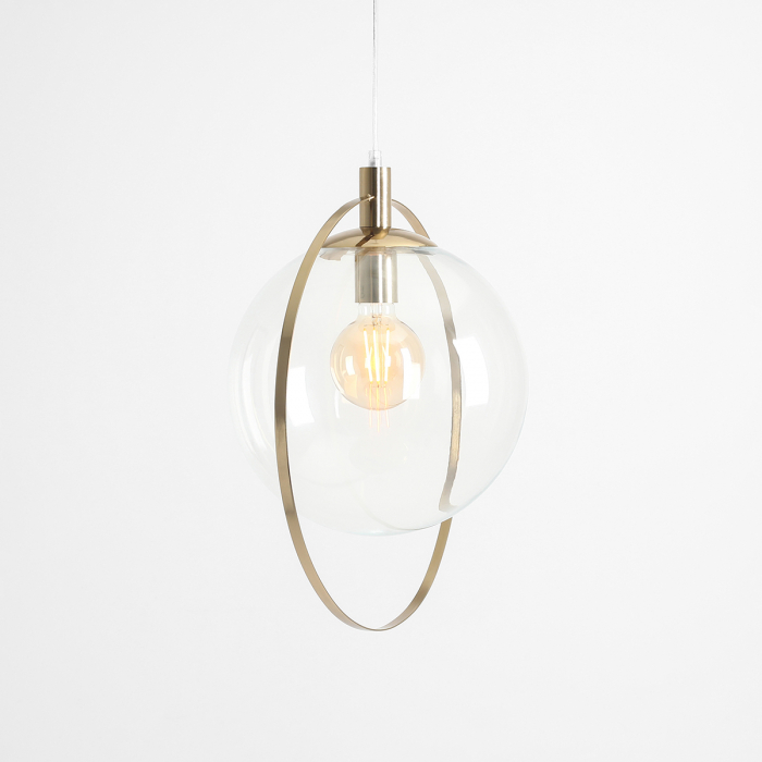 Lustră din metal auriu Aura, 120 cm [8]