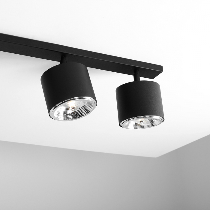 Plafonieră BOT 2x2 BLACK [4]