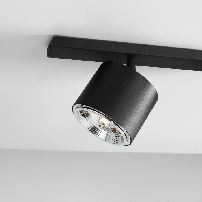 Lustră din metal negru cu 3 becuri Bot, 15 cm [3]