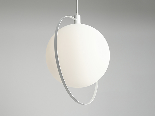 Lustră din metal alb cu abajur alb mat Aura, 120 cm [7]