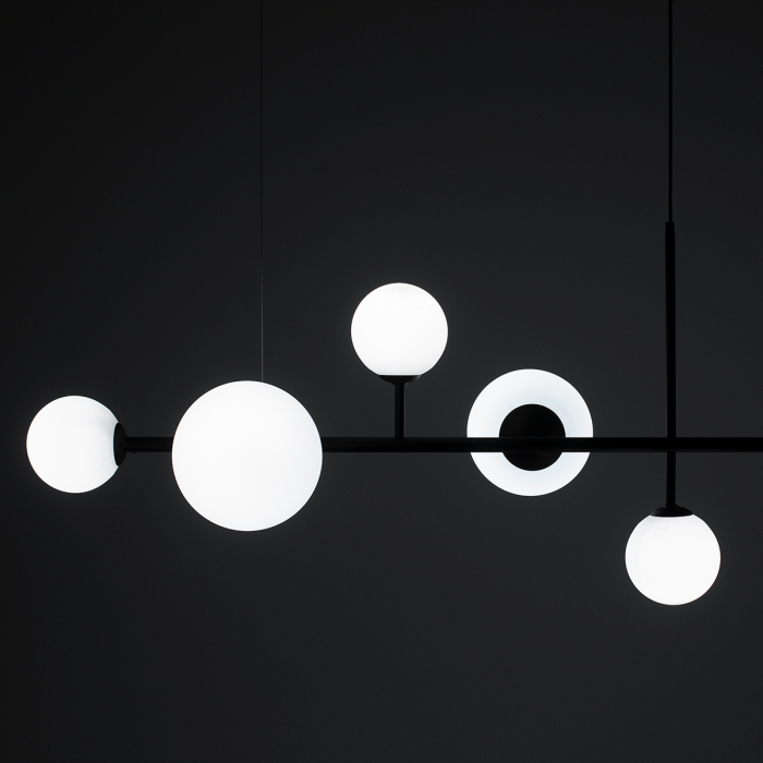 Lustră DIONE  6 becuri  BLACK [5]