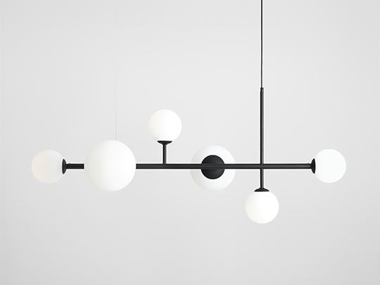Lustră DIONE  6 becuri  BLACK [3]
