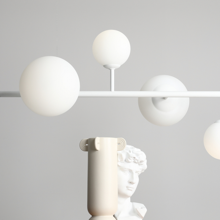 Lustră DIONE  6 becuri  WHITE [4]